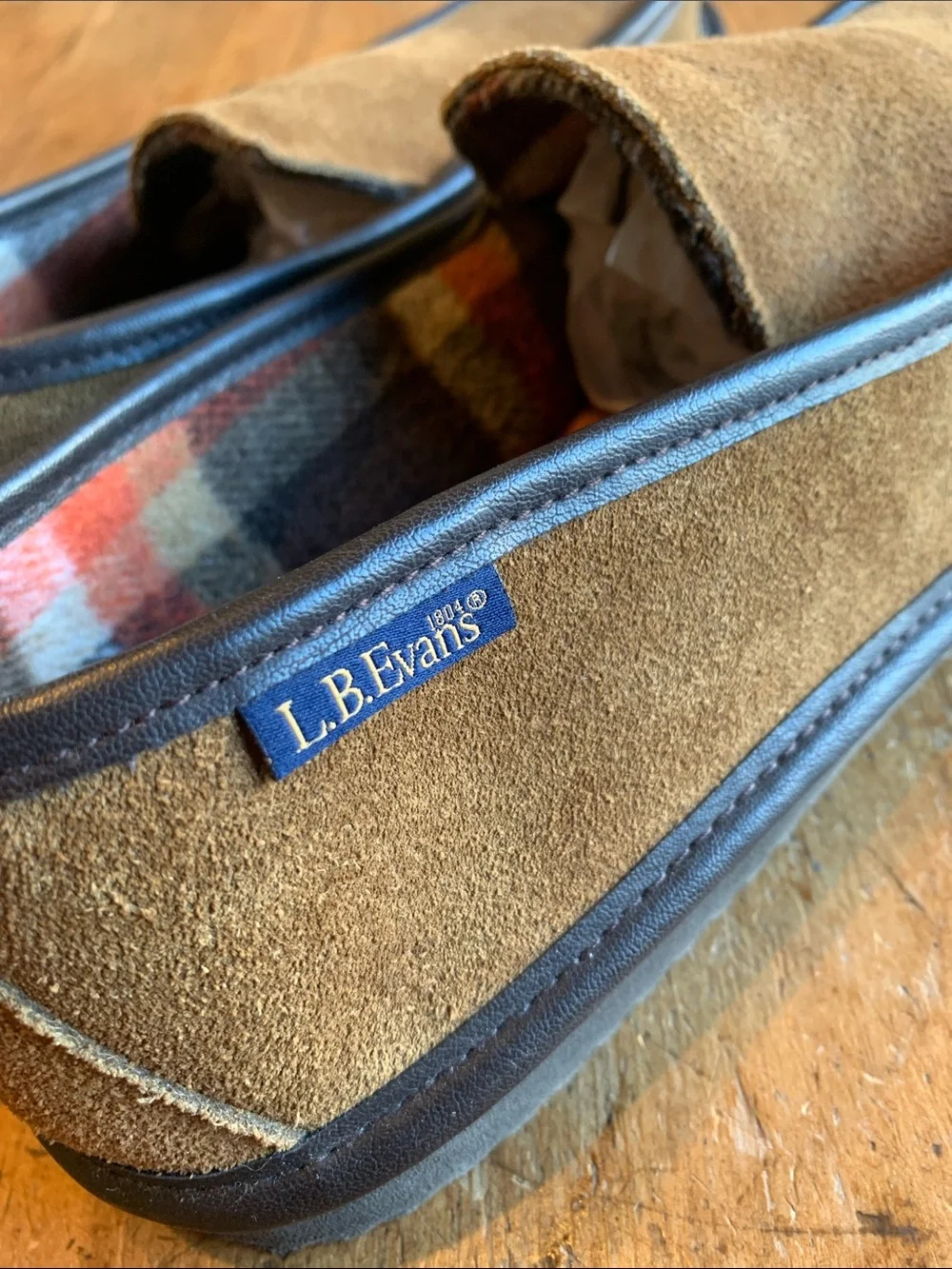 L.B. Evans soft suede